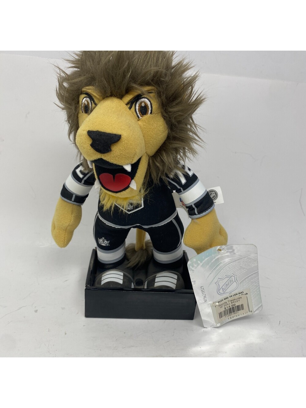 Bleacher Creatures Los Angeles Kings Bailey Lion Mascot 10 Inch Plush NHL Hockey